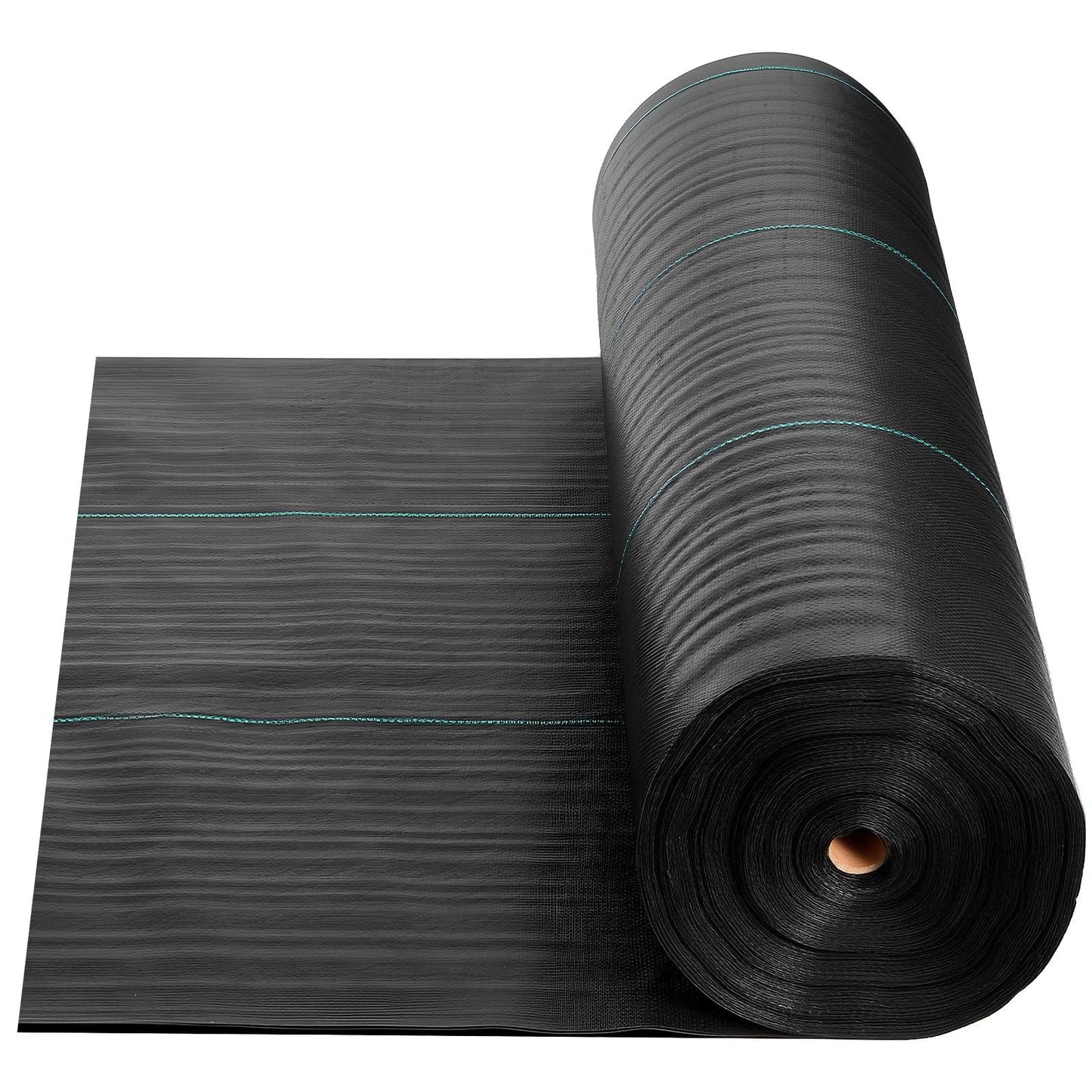 VEVOR Weed Barrier Fabric Heavy Duty, 6x250FT 5oz Landscape Fabric, Woven Weed Blocker Fabrics, Garden Fabrics Weeds Barrier, Weeds Control Ground Cover, Geotextile Webbing, Gardening Mat, Black