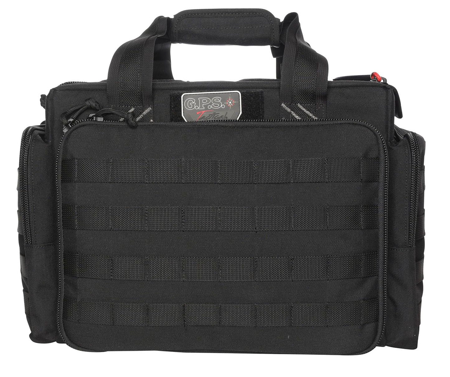 G. Outdoor Products G. Outdoor Products G.P.S. Tactical Black Range Bag with Internal Foam Cradle | Secure 5 Handguns Storage | Durable Stain-Resistant Shooting Tactical Gear