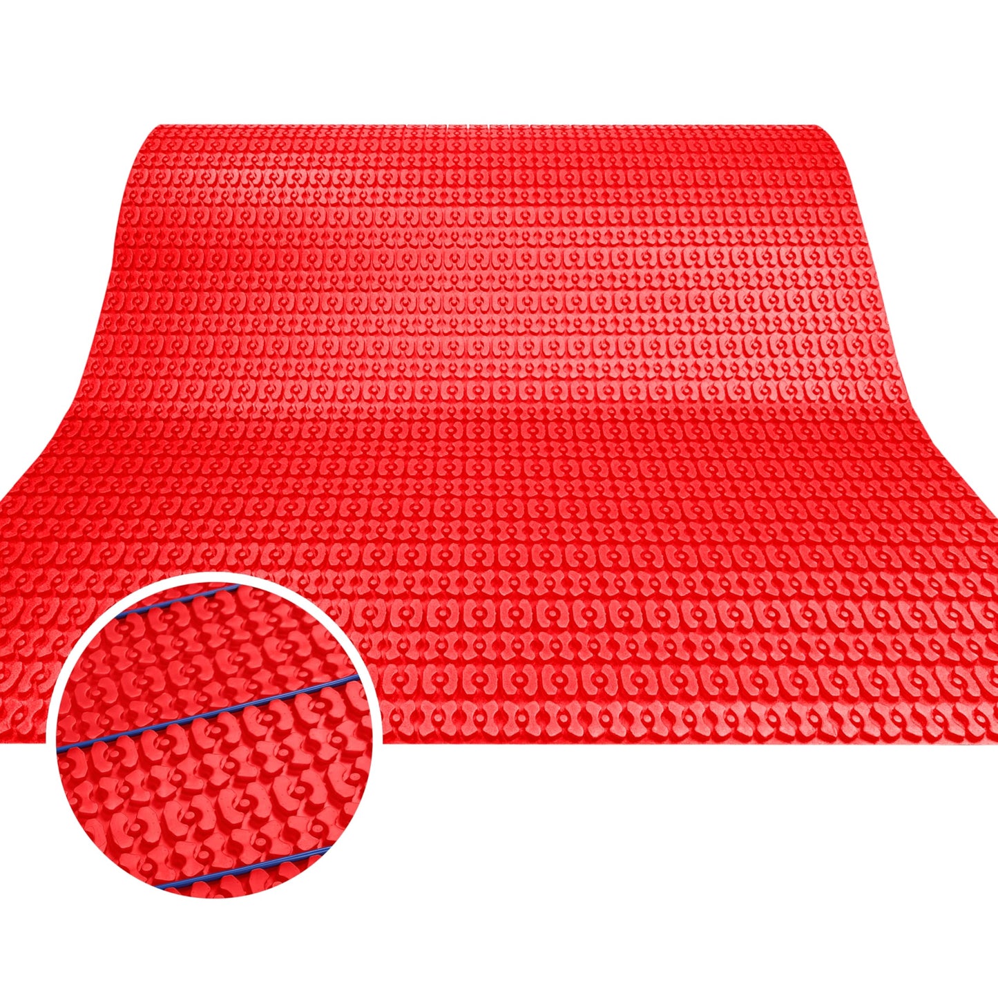 MAXKOSKO Heating Cable Underlayment Membrane, Easy Installation and Uncoupling Heated Floor Mat, Waterproof and Tile Anti-Fracture 161 Sq. Ft.