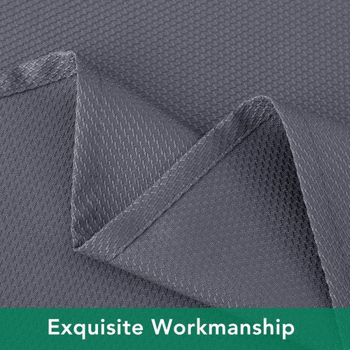 Biscaynebay Textured Fabric Round Tablecloths 108", Navy Water Resistant Washable Table Cloth Circle Folding Table Covers Linen for Dining, Kitchen, Wedding & Parties etc.