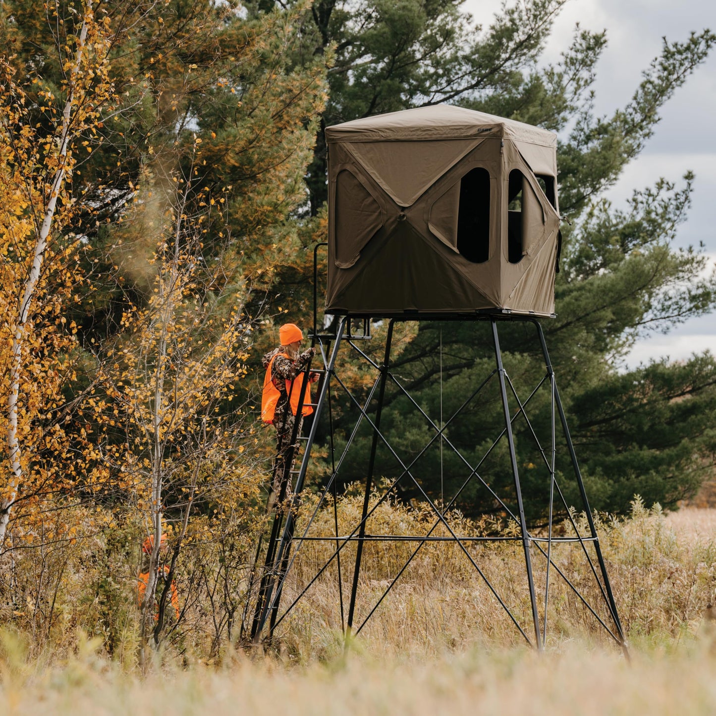 CAGE® 2.0 Permanent Hub Blinds, 4' Tower Extension Kit, for Use with CRD30T Permanent Hub Blind Tower, Safety During Hunting, CRD30E