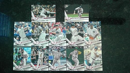 2017 Topps Series 1&2 New York Yankees Complete Set 25 Cards - Aaron Judge Rc Gary Sanchez Tanaka Ellsbury Castro Gregorius Severino and many more