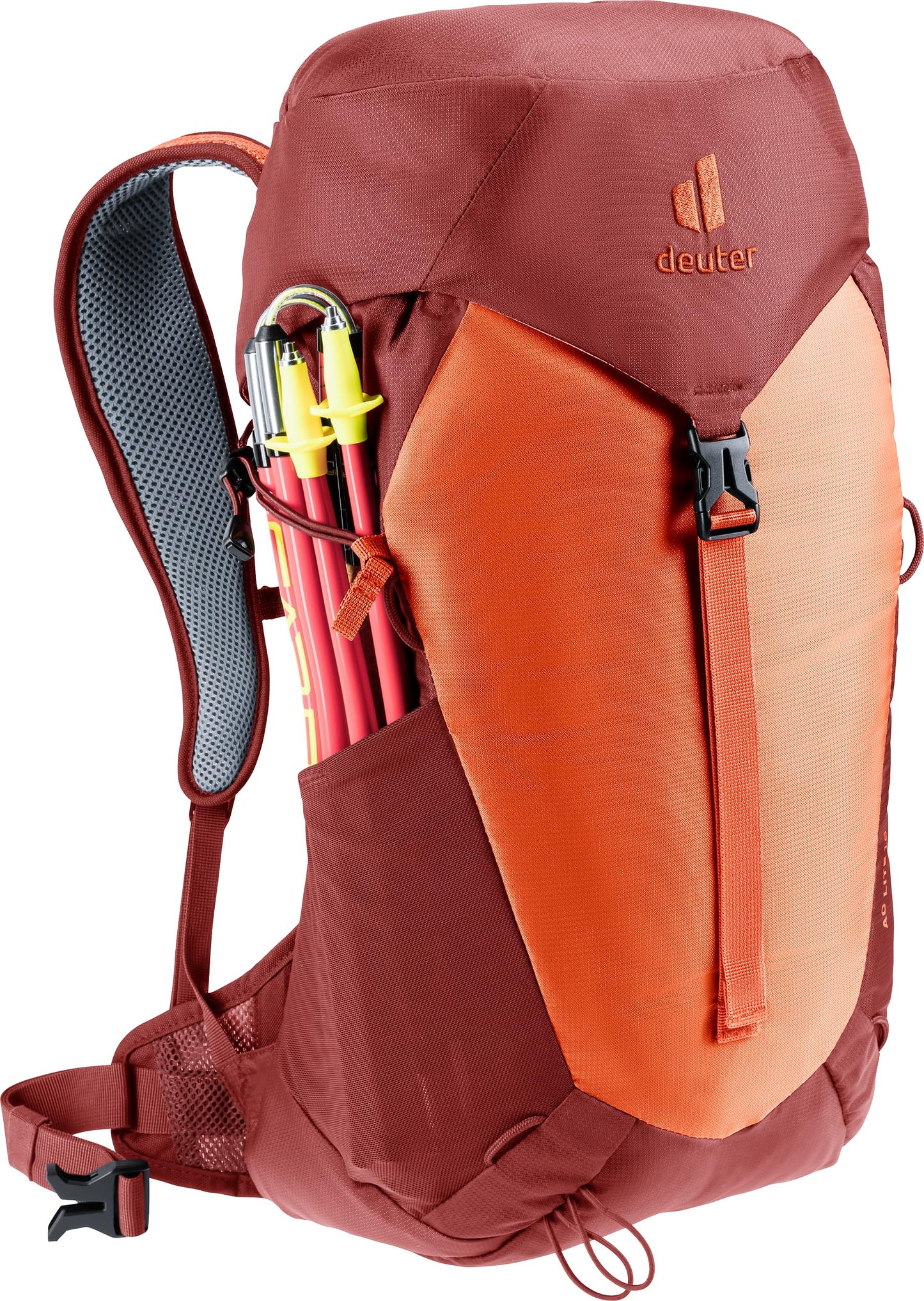 Deuter AC Lite 16L Hiking & Daypack Backpack with Steel Frame & Superior Breathability - Paprika-Redwood