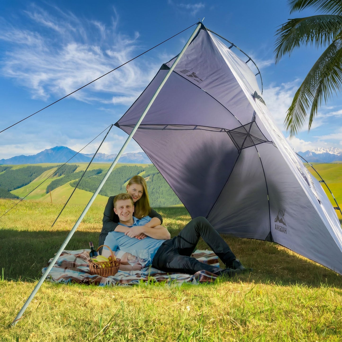 Hasika Waterproof SUV Tailgate Tent and Car Awning