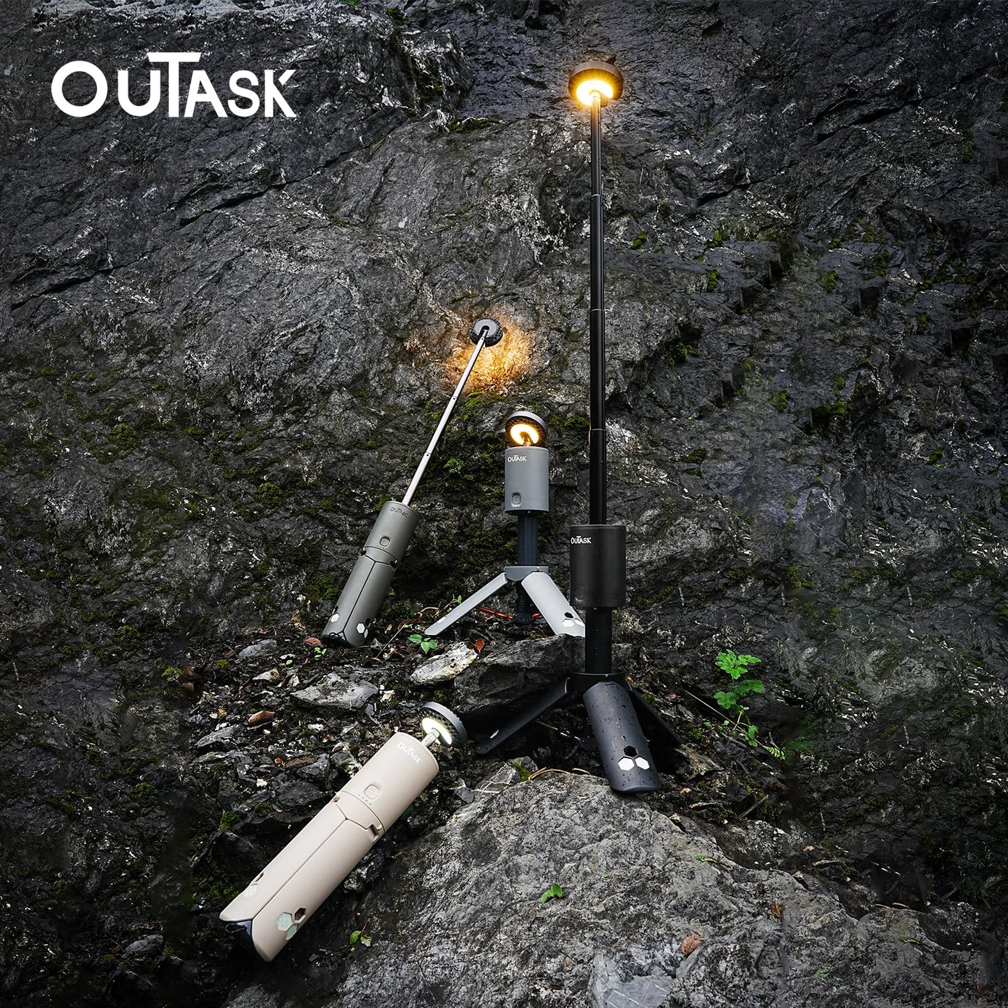 outask Camping Light Telescopic Lantern Accessories Telescopic Camping Light Case