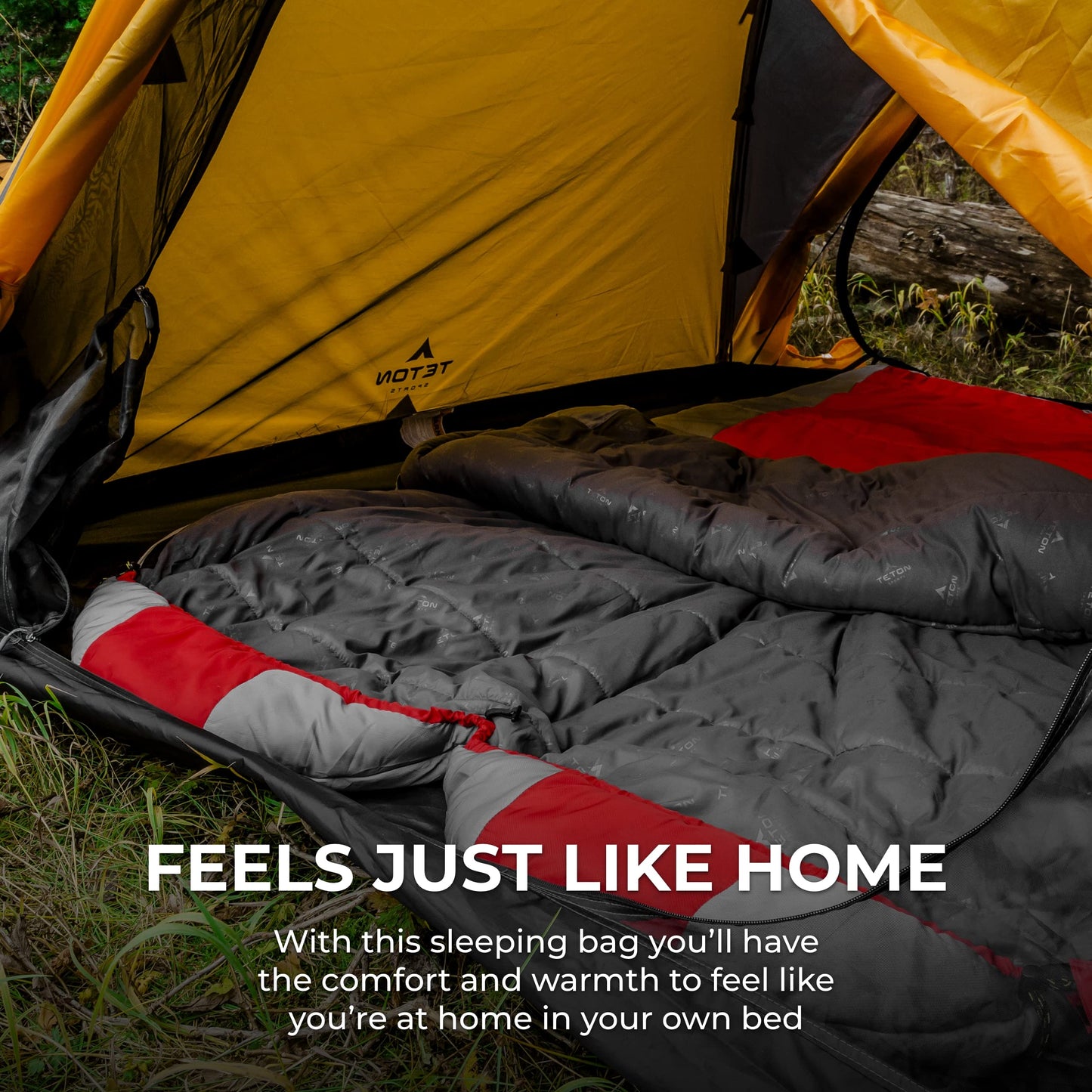 Teton Tracker, 5 Degree Sleeping Bag; Lightweight, Warm Mummy Sleeping Bag, Camping, Backpacking, Hiking