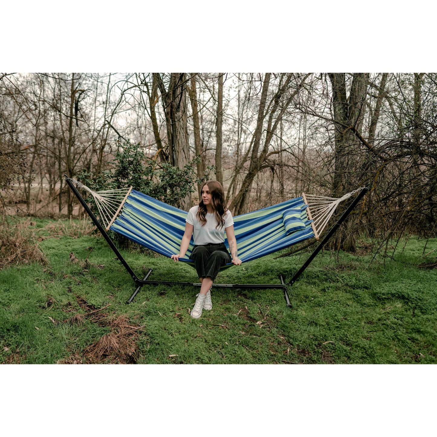 Stansport Cayman Oversized Single Hammock & Stand Combo (31190)