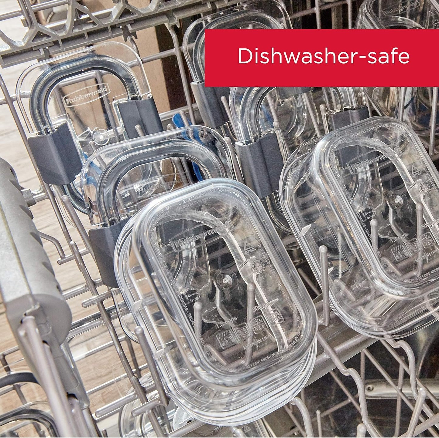 Rubbermaid Brilliance Food Storage Containers - 14 Piece BPA-Free, Leak Proof, Clear Design