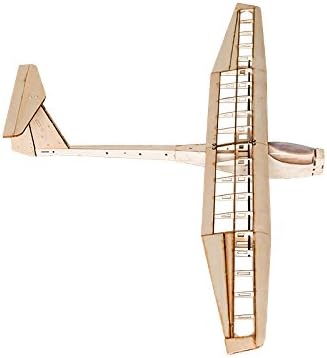 Balsa Wood Glider Plane Griffin Sailplane 1.6M Laser Cutting Model Airplane Kit to Build for Adults DIY RC Flying Model Aeroplane Aircraft Unasmsembled (KIT Only w/o Power System or Radio Control)