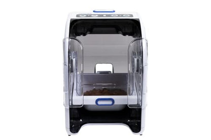 Closer Pets MiBowl Automatic Selective Microchip Smart Pet Feeder (CP500) - BPA and BHT Free Bowl with Enclosed Back for Small to Medium Cats and Small Dogs, White