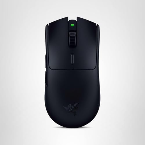 Razer Viper V3 HyperSpeed Wireless Esports Gaming Mouse: 82g Lightweight - Up to 280 Hr Battery - 30K DPI Optical Sensor - Gen-2 Mechanical Switches - 8 Programmable Controls - Classic Black