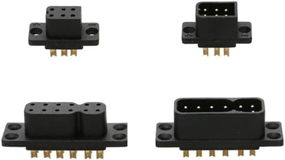 5Pairs Fixed Wing Aircraft Model JY6P JY12P 6 Pin/12 Pin Quick Release Male Female Plug Brushless Motor Servo RC UAV Connector(5pairs JY12P)