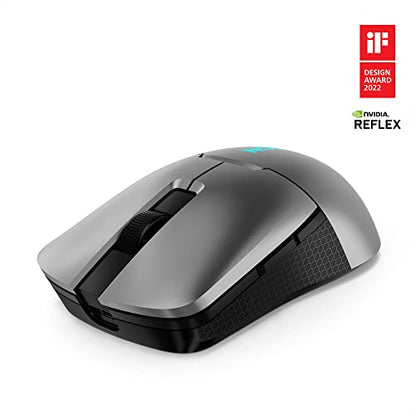Lenovo Legion M410 Wireless RGB Gaming Mouse – 6 Button Palm Grip Mouse with 16,000 DPI, 53 Hour Rechargeable Battery, 2-Zone RGB Lighting, NVIDIA Reflex Compatible