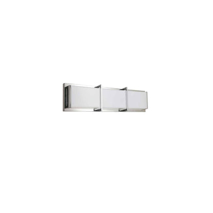 Dainolite 15W Vanity Light, Polished Chrome Finish, Model VLD-411-PC, Silver Color