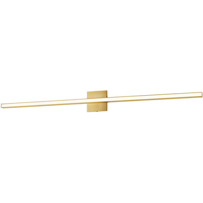 Dainolite Arandel Vanity Light, 1-Light, 36W, Aged Brass, Metal, Model ARL-4836LEDW-AGB
