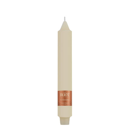 Root Candles 4-Count Unscented Dinner Candles Dripless Beeswax Enhanced Smooth Collenette Boxed Candle Set, 9-Inch, Ivory