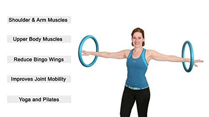 Weighted Sports Hoop: ARMHOOP 200 - Box 200 Gram. 2 Hoops, Workout and Exercise