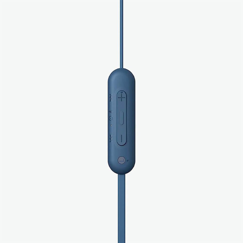 Sony WI-C100 Wireless in-Ear Bluetooth Headphones with Built-in Microphone, White