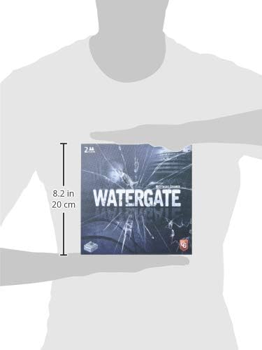 Capstone Games Watergate – 2 Player Strategy Board Game for Adults Historical Tabletop Game 30–60 Min Playtime Ages 12+ Competitive and Tactical Gameplay for Couples &amp Family Fun
