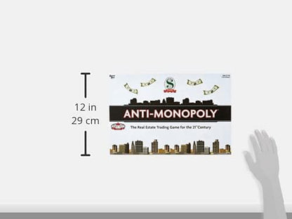 University Games Anti-Monopoly - Fresh Twist on the Classic Real Estate Game for 2-4 Players Ages 8 and Up