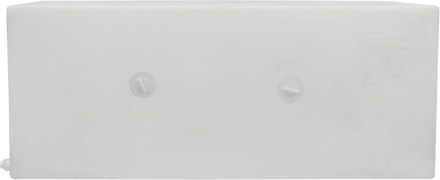 Ameri-Kart 36 Gallon RV Fresh Water Tank, Potable Water Storage Tank for Drinking, Cooking, Cleaning, Showering, for Campers, Trailers, Motorhomes, RVs, Cube Shape, 37" x 16" x 15" (WT-5549)