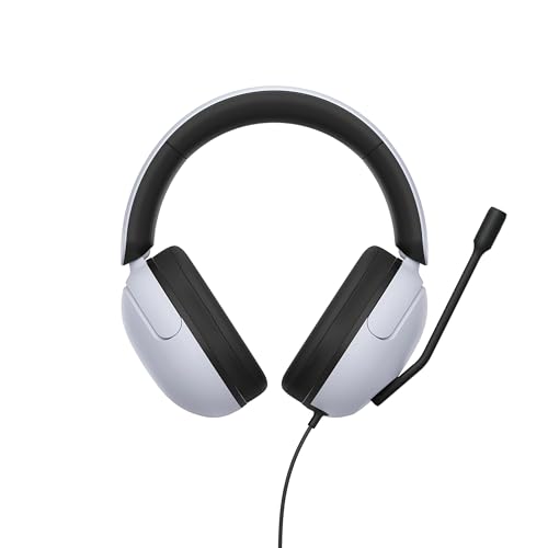 Sony INZONE H3 Wired Gaming Headphones With Mic, PS5 Headphones, Over-Ear, Personalized 360 Spatial Sound, Discord Certified MDR-G300 (White)