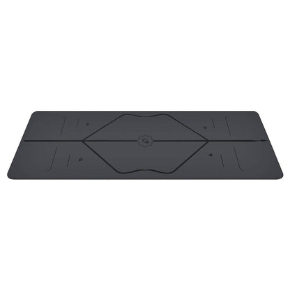 Liforme Original Yoga Mat – Free Yoga Bag Included - Patented Alignment System, Warrior-like Grip, Non-slip, Eco-friendly, sweat-resistant, 4.2mm thick mat for comfort - Grey
