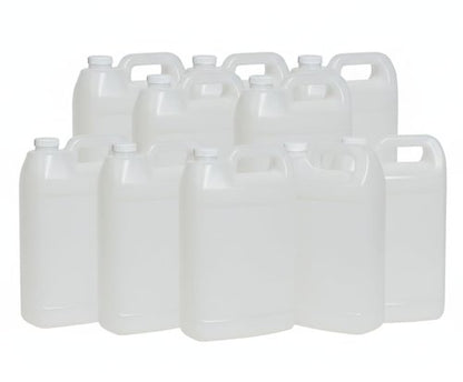 FastRack 1 Gallon Water Jug (10-Pack) | F-Style Reusable Plastic Jug with Lids | BPA-Free HDPE Water Container for Liquid Storage, Brewing, Camping & Emergency Prep