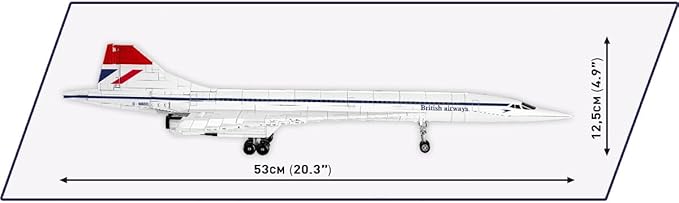 COBI Historical Collection Brooklands Museum G-BBDG Concorde Turbojet Plane