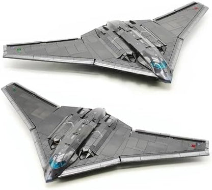 General Jim's B2 Ghost B-2 Stealth Bomber Building Blocks Military Fighter Jet Model Bricks Plane | Great Gift for Teens and Adults