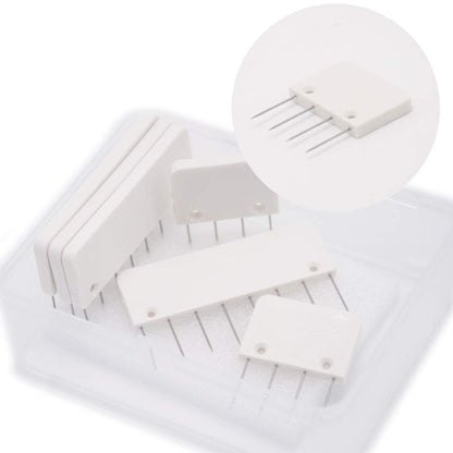 LAMXD Knit Blocking Pins Kit - 25 Pcs Knit Blockers & 100 T-pins Kit for Blocking Mats- Knit Blocking Combs for Blocking Knitting, Crochet, Lace or Needlework Projects, use for Knitting Mat