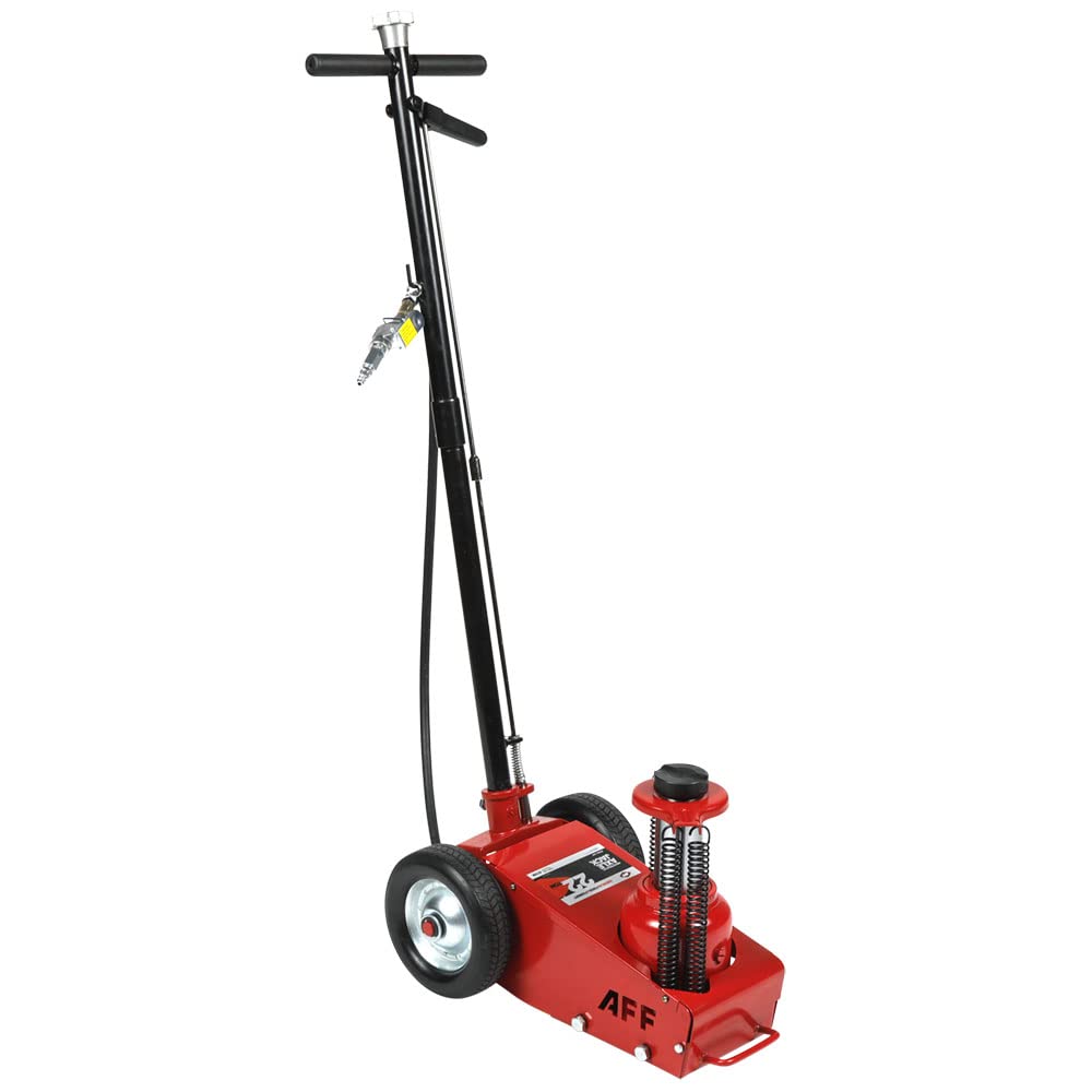 AFF 22 Ton Axle Jack - Single Stage Air Assist Hydraulic Truck Jack with 3 Piece Extension Kit
