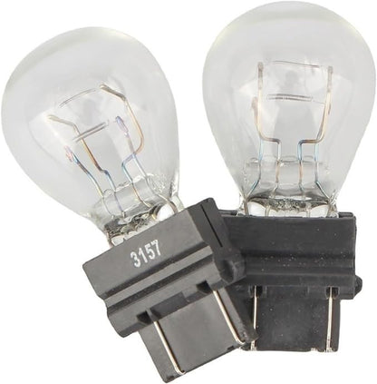 Piumeif 3157/3457 Tail/Brake Light Bulbs, 12V 27/7W, Yellow Light, Pack of 2