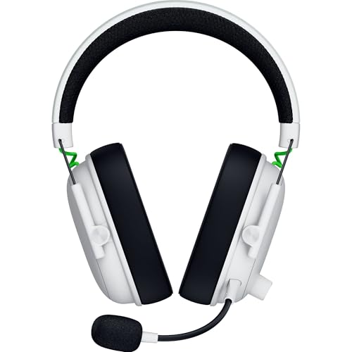 Razer BlackShark V3 Wireless Gaming Headset for Xbox: 50mm Drivers - Super Wideband Mic - 2.4 GHz, Bluetooth, USB - Works with PC, Mac, PS5, Nintendo Switch, Smartphone - Long Battery Life - White