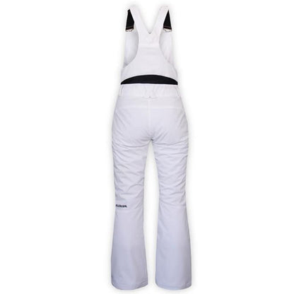 Boulder Gear Women's Winter Sports Active Outdoor Skiing Marvel II 2781R Bib, White, 6