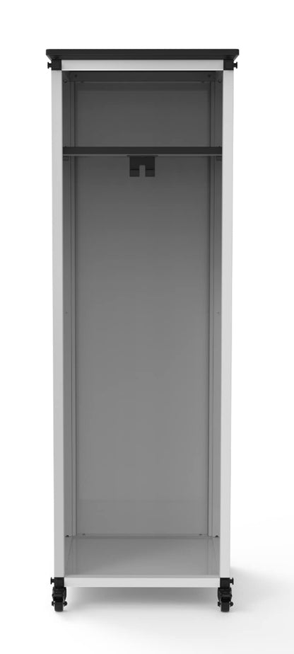 LUXOR MBSCB05 Modular Teacher Storage Cabinet - Narrow/Tall Module with Casters and Tabletop