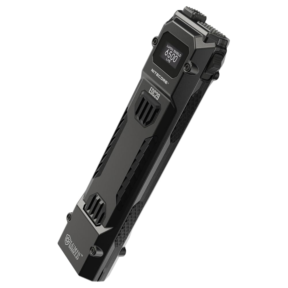 Nitecore EDC29 6500 Lumen Ultra Slim High Performance EDC Flashlight with Retractable Keychain