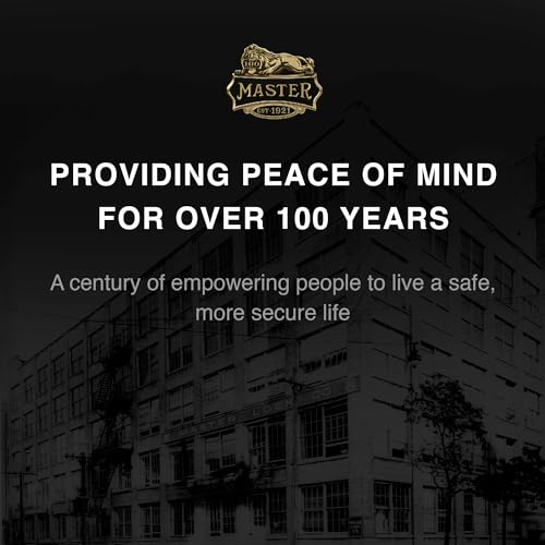 Master Lock Combination Lock, Heavy Duty Weatherproof Padlock, Resettable for Outdoor Use, Brass Finish, M175XDLF