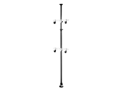 Topeak Dual Touch Bike Storage Stand , L x W x H ﻿44 x 34 x 214 cm (Open) / ﻿17.3” 13.4” x 84.3”