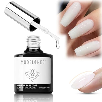 modelones 15 ml Nail Dehydrator and Primer, Acid Free Base Coat Natural Prep Dehydrate & Bond Primer Kit, Hema-Free Acrylic Nail Supplies
