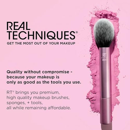 Real Techniques Cherry On Top Mini Marshmallow Puff Trio, Mini Makeup Puffs For Concealer & Foundation, Spot Correcting & Blending, Dry Use Beauty Sponge, Travel Size, Vegan & Cruelty-Free, 3 Count