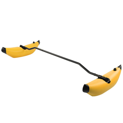 ZAWELIYO PVC Inflatable Kayak ger Portable Kayak Stabilizers Balancing Canoe ger Kitwith Sidekick Arms Rod Balancing Boat Accessory (Yellow)