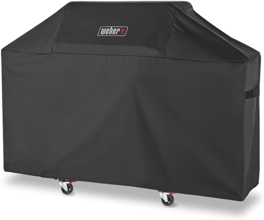 Weber Premium Outdoor Grill Cover - Durable Water-Resistant Protection for Genesis 300 Series Gas Grills
