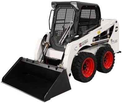 DOUBLE E RC Skid Steer Loader Toy for Kids1:14 Scale Remote Control Construction Truck with Lights Sound &amp Sounds 2.4GHz RC Truck Toy 360°RotationRC Front Loader Tractor Engineering Vehicles