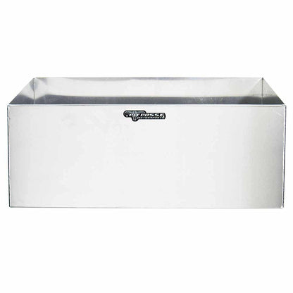 Pit Posse 430 Double Aluminum Utility Fuel Jug Holder Rack Fits Two 5 Gallon Gas Containers - Made in USA - Storage Organizer Enclosed Race Trailer Garage Shop (Silver)