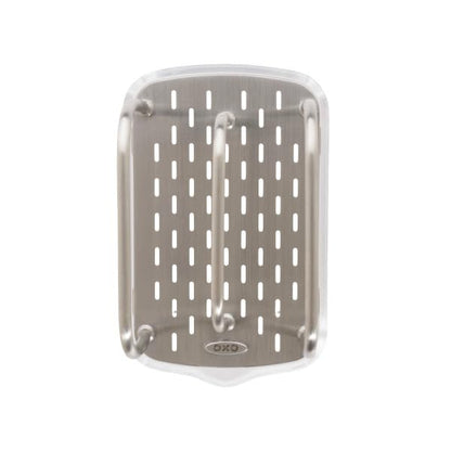 OXO Good Grips Stainless Steel Sponge Holder,Black