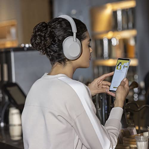 Sony WH-1000XM5 Noise Canceling Wireless Headphones - 30hr Battery Life - Over-Ear Style - Optimized for Alexa and Google Assistant - Built-in mic for Calls - Silver International Version