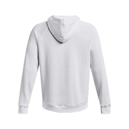 Under Armour Men's Rival Fleece Hoodie, (100) White / / Black, 4X-Large