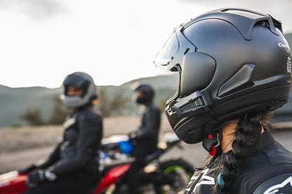 Cardo PACKTALK PRO Motorcycle Helmet Communication System Intercom, Crash Detection, Auto On/Off, Air Mount, 45mm Speakers
