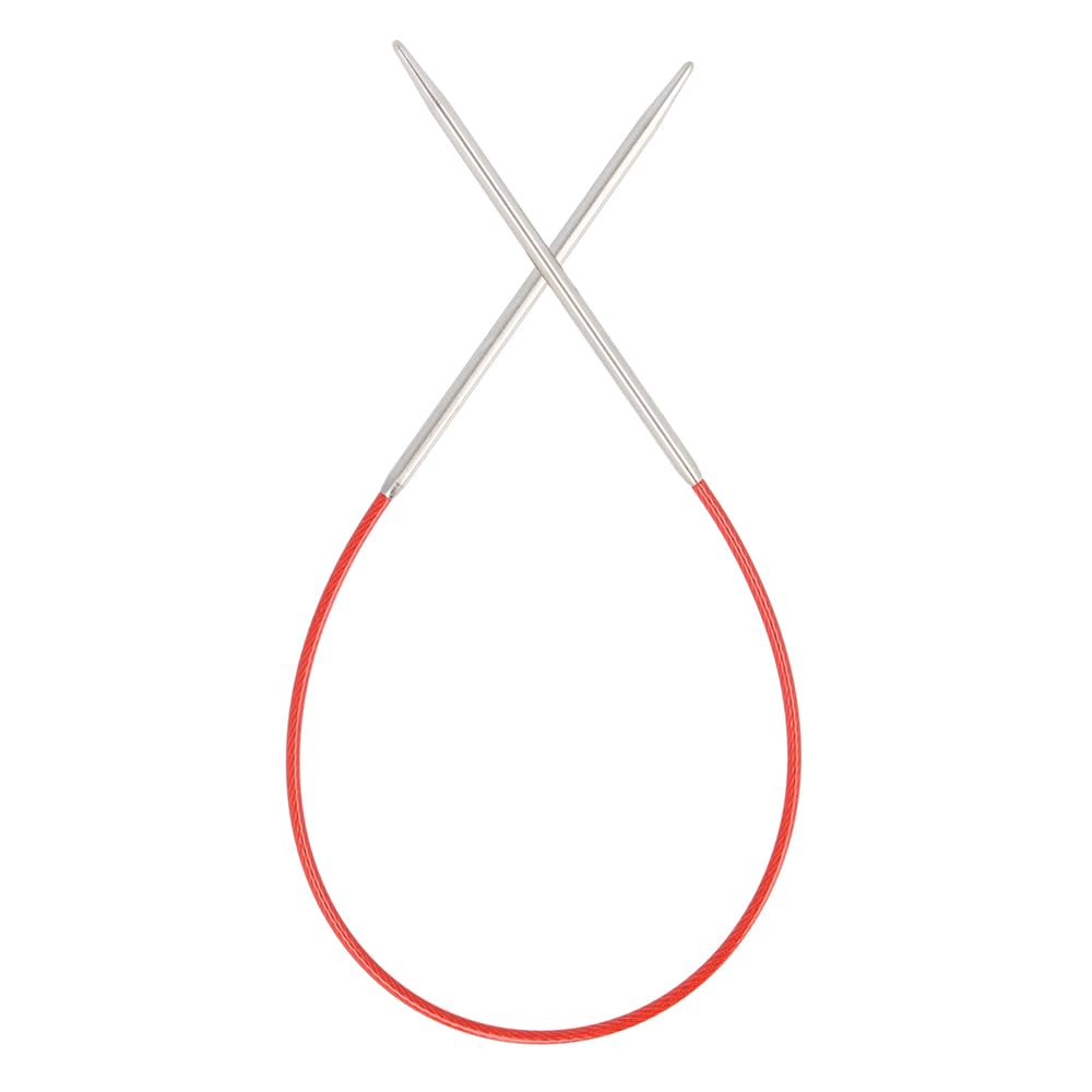 ChiaoGoo 9-Inch Red Line Circular Knitting Needles, 3/3.25mm